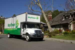 Moving Truck Ready Outside of Home