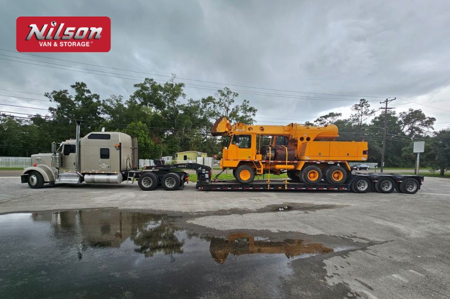 Heavy Equipment Moving Service in Columbia -Nilson Van and Storage