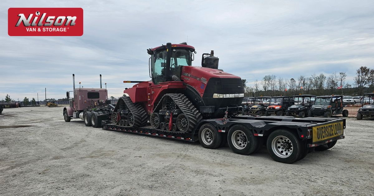 Heavy Equipment Transport - Nilson Van and Storage