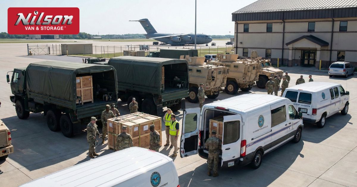 Military and Government Moving Services - Nilson Van and Storage
